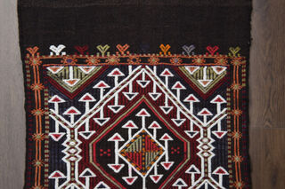 Vintage Turkish Kilim Runner Rug - Thumbnail