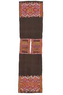 Vintage Turkish Kilim Runner Rug - Thumbnail