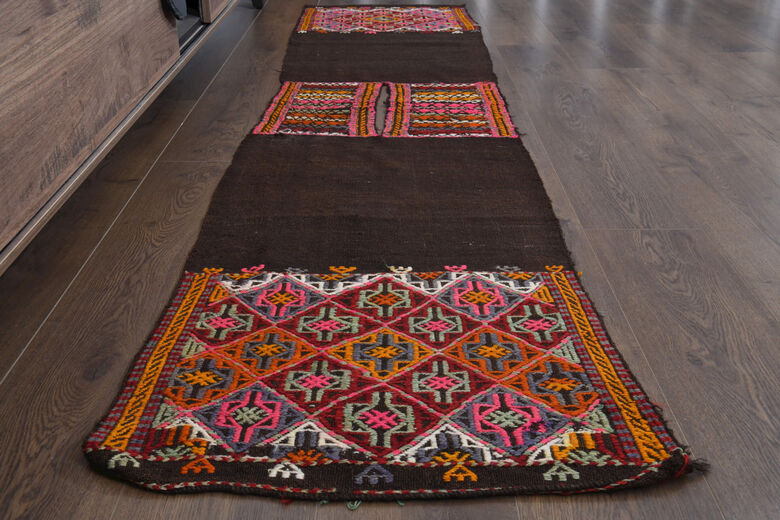 Vintage Turkish Kilim Runner Rug