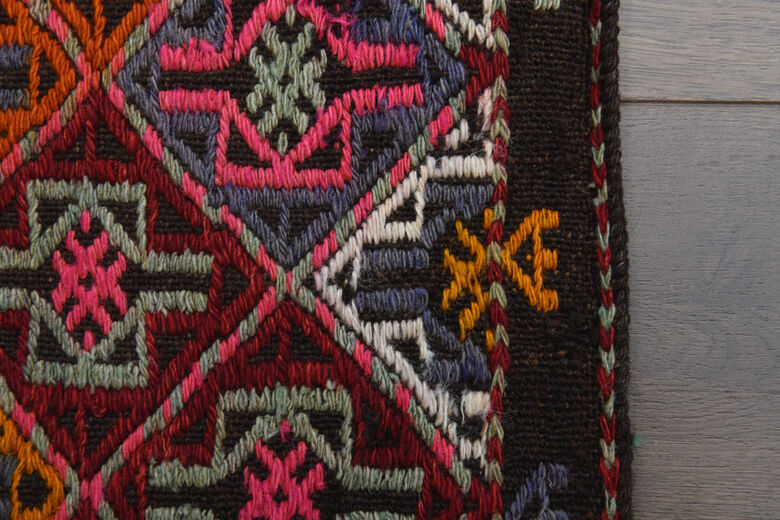 Vintage Turkish Kilim Runner Rug