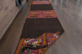 Vintage Turkish Kilim Runner Rug - Thumbnail