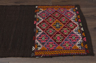 Vintage Turkish Kilim Runner Rug - Thumbnail