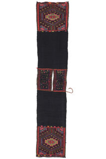 Ikat Turkish Kilim Runner Rug - Thumbnail