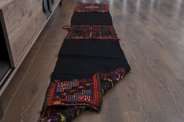 Ikat Turkish Kilim Runner Rug