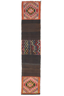 Dark Brown Carpet - Kilim Runners - Thumbnail