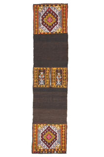 Bohemian Decoration - Turkish Kilim Runner Rug - Thumbnail
