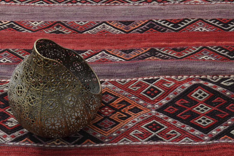 Vintage Turkish Kilim Runner Rug