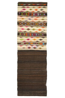 Turkish Kilim Runner Rug - Thumbnail