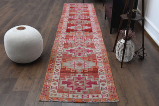 Turkish Kilim Runner Rug - Thumbnail