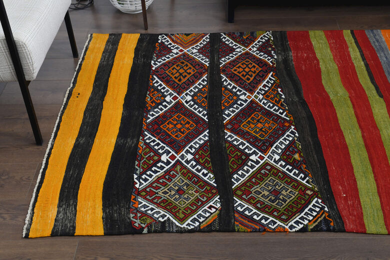 Anatolian Turkish Kilim Runner Rug