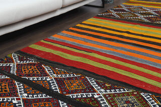 Anatolian Turkish Kilim Runner Rug - Thumbnail