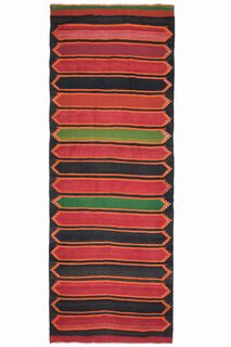 Turkish Kilim Runner Rug - Thumbnail