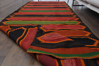 Turkish Kilim Runner Rug - Thumbnail