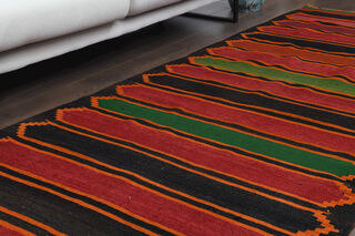 Turkish Kilim Runner Rug - Thumbnail