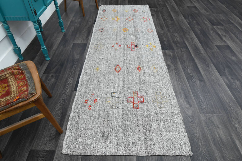 Kitchen Turkish Kilim Runner Rug