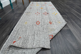 Kitchen Turkish Kilim Runner Rug - Thumbnail