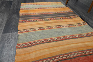 3x9 Turkish Kilim Runner Rug - Thumbnail