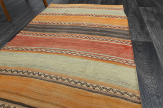 3x9 Turkish Kilim Runner Rug - Thumbnail