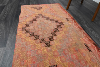 Turkish Kilim Runner Rug - Thumbnail