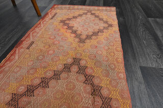 Turkish Kilim Runner Rug - Thumbnail