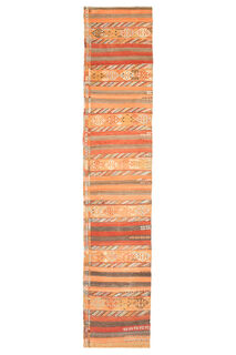 Turkish Kilim Runner Rug Ikat - Thumbnail