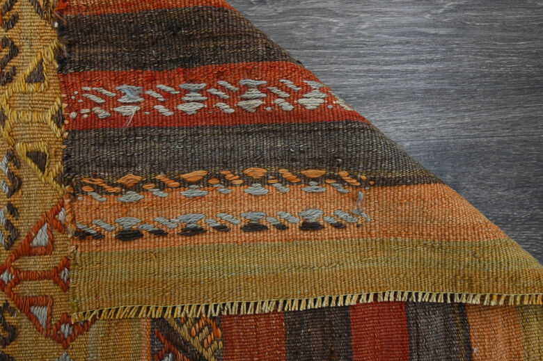 Turkish Kilim Runner Rug Ikat