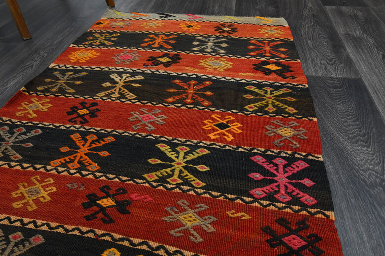 3x8 Turkish Kilim Runner Rug