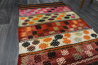 Turkish Kilim Runner Rug - Thumbnail