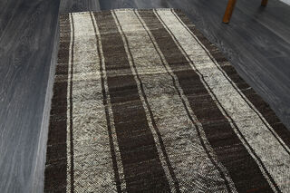 Turkish Kilim Kitchen Runner Rug - Thumbnail