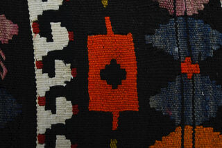 Vintage Cacim Kilim Runner Rug - Thumbnail