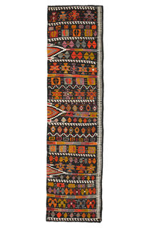 3x12 Turkish Kilim Runner Rug - Thumbnail