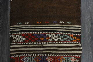 Turkish Kilim Runner Rug Ikat - Thumbnail