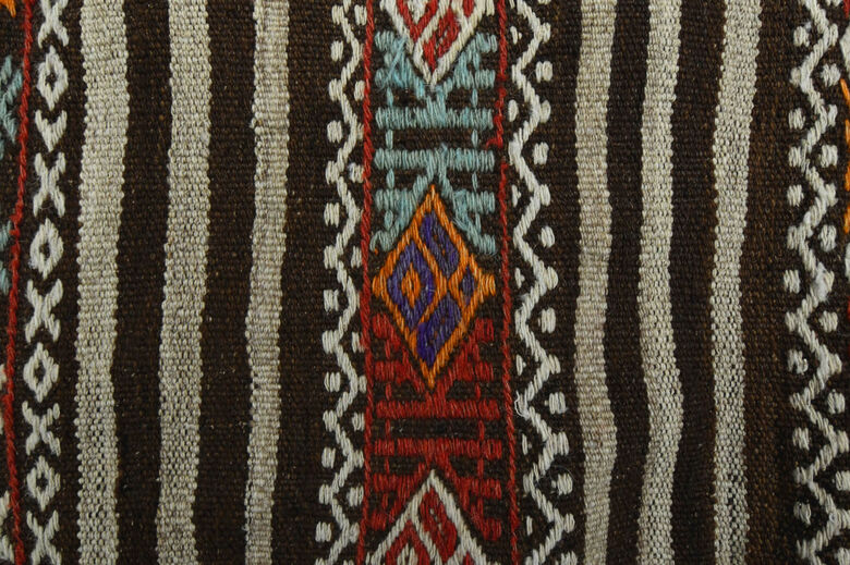 Turkish Kilim Runner Rug Ikat