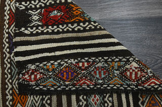 Turkish Kilim Runner Rug Ikat - Thumbnail