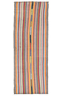 Turkish Kilim Runner Rug - Thumbnail