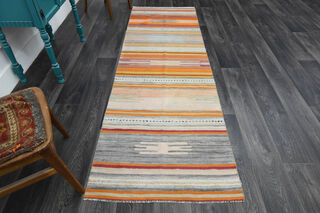 Vintage Turkish Runner Rug - Thumbnail