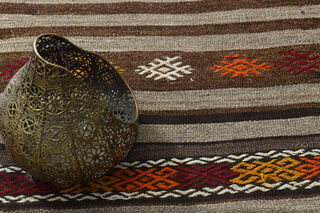 Turkish Oushak Kilim Rug - Thumbnail