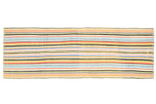 Turkish Striped Kilim Rug - Thumbnail
