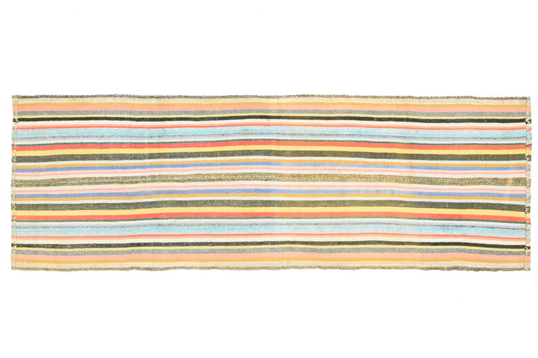 Turkish Striped Kilim Rug