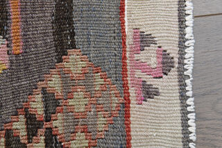 Turkish Oriental Runner Rug - Thumbnail