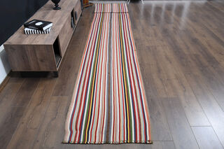 18ft Extra Long Kilim Runner Rug - Thumbnail