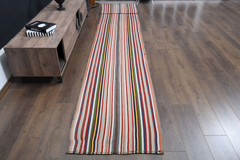 18ft Extra Long Kilim Runner Rug