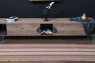 18ft Extra Long Kilim Runner Rug - Thumbnail