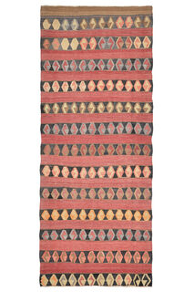 Turkey Wool Runner Rug - Thumbnail