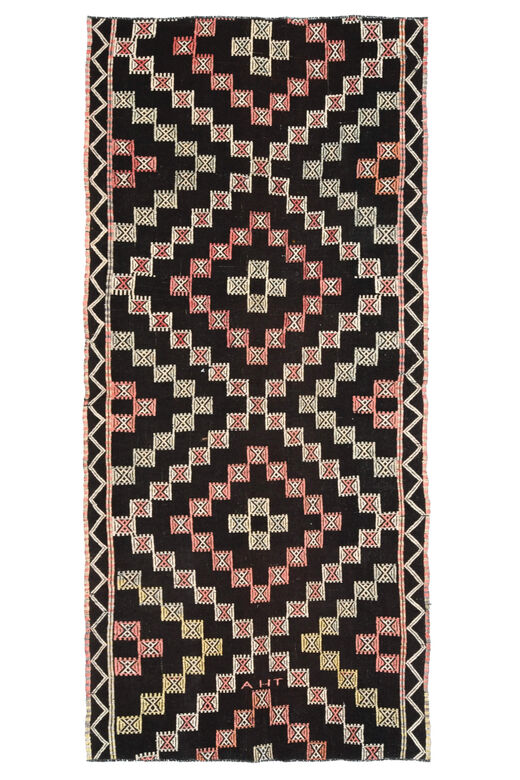 Brown Turkish Runner Rug