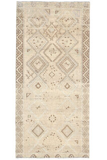 Oushak Turkish Runner Rug - Thumbnail