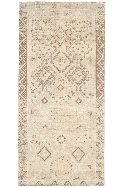 Oushak Turkish Runner Rug