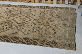 Oushak Turkish Runner Rug - Thumbnail