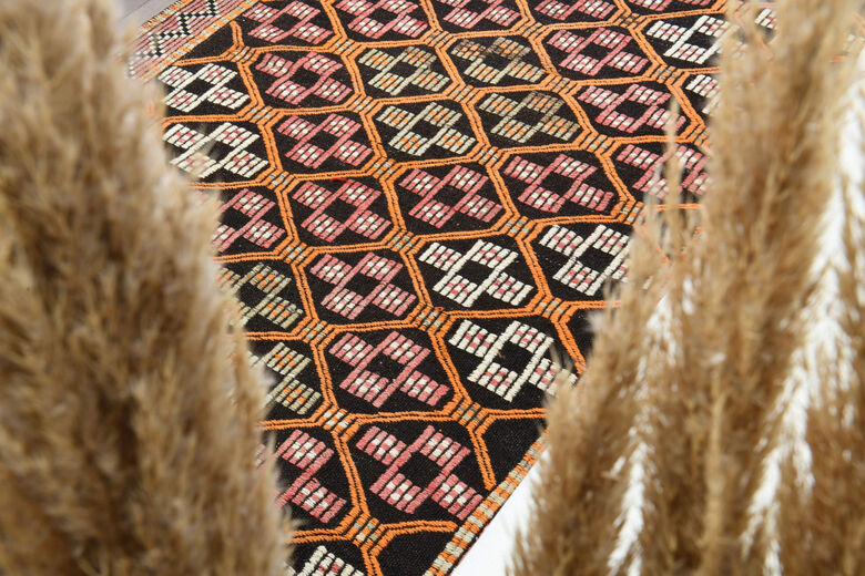 Turkish Ikat Design Runner Rug