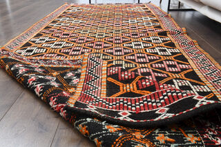 Turkish Ikat Design Runner Rug - Thumbnail